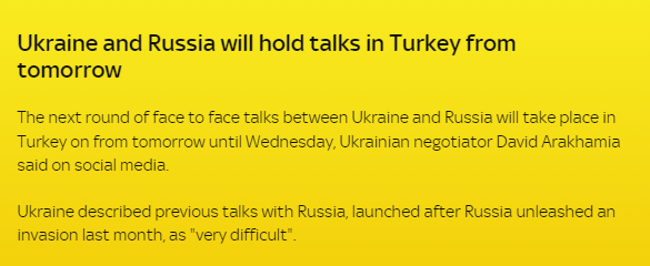 Πόλεμος στην Ουκρανία: Πληροφορίες για νέο γύρο διαπραγματεύσεων ανάμεσα σε Μόσχα και Κίεβο στην Τουρκία
