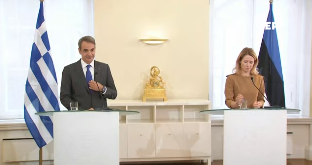 Live η συνέντευξη τύπου των Πρωθυπουργών Ελλάδας και Εσθονίας