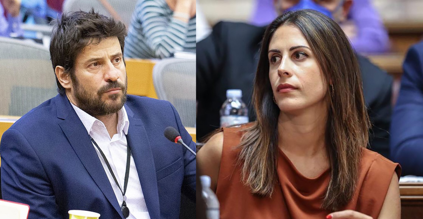 Η δικηγόρος Ελένη Χρονοπούλου, μέλος του ΠΑΣΟΚ και υπάλληλος στις Βρυξέλλες κατήγγειλε τον Γεωργούλη για χρήση βίας - 15minutes