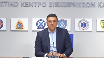 Βασίλης Κικίλιας: Εκτακτη συνέντευξη στο Υπουργείο Πολιτικής Προστασίας για τις πυρκαγιές