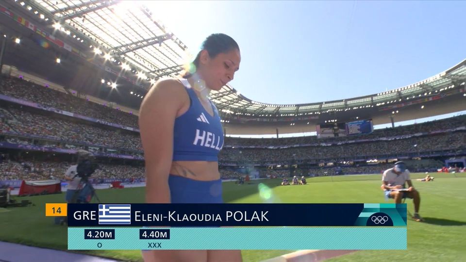 Κατερίνα Στεφανίδη Δεν τα κατάφερε η Πόλακ στα 4.40μ. και αποκλείστηκε