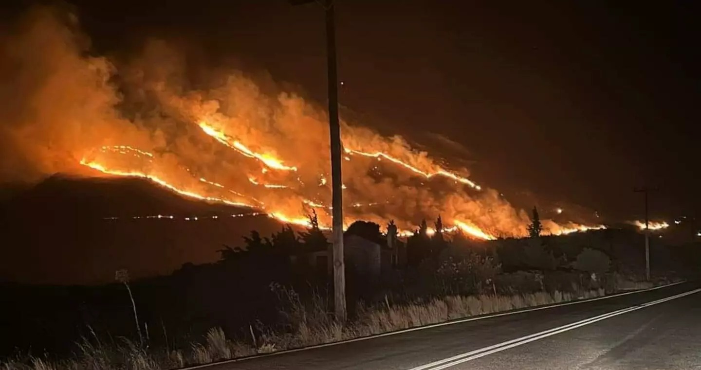 Φωτιά νότιο Ρέθυμνο