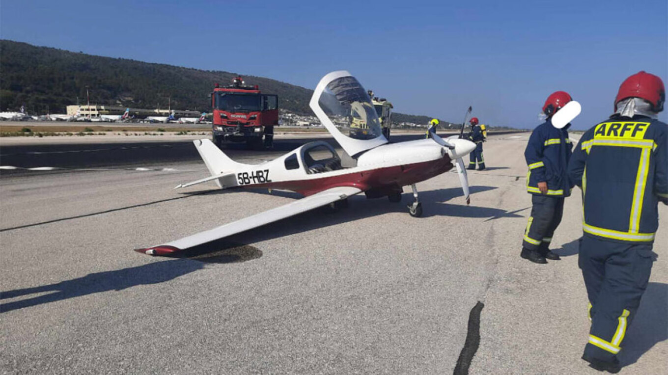 Αναγκαστική προσγείωση μονοκινητήριο αεροσκάφος