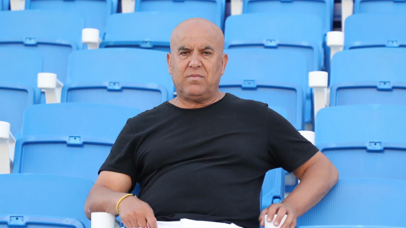 ο πρόεδρος του Ιωνικού Νικαίας, Γιάννης Τσιριγώτης,